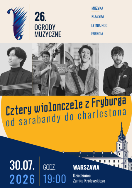 Cztery wiolonczele z Fryburga - od sarabandy do charlestona