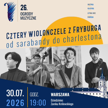 Cztery wiolonczele z Fryburga - od sarabandy do charlestona